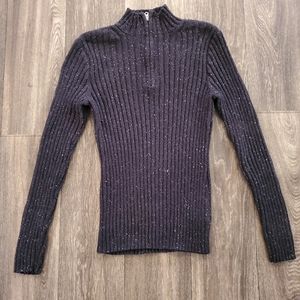 Croft & Borrow ribbed mock turtleneck sweater